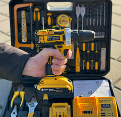 Mala com Aparafusadora e Ferramentas - Garantia de 3 Anos  na Tools Portugal - Apenas 77.90€! Compra agora na Tools Portugal