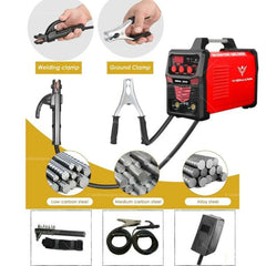 Aparelho de Soldar Inverter 300 PRO Amperes Vermelho - Garantia de 3 Anos  na Tools Portugal - Apenas 84.90€! Compra agora na Tools Portugal