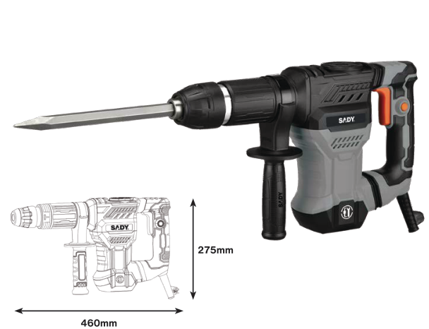 MARTELO DEMOLIDOR SDS-MAX 1.300W 15 JOULES | SADY - DS5291 - Garantia de 3 Anos  na SADY - Apenas 237.90€! Compra agora na Tools Portugal