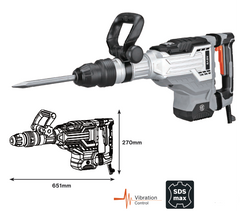 MARTELO DEMOLIDOR SDS-MAX 1.700W 45 JOULES | SADY - DS5292 - Garantia de 3 Anos  na SADY - Apenas 339.90€! Compra agora na Tools Portugal