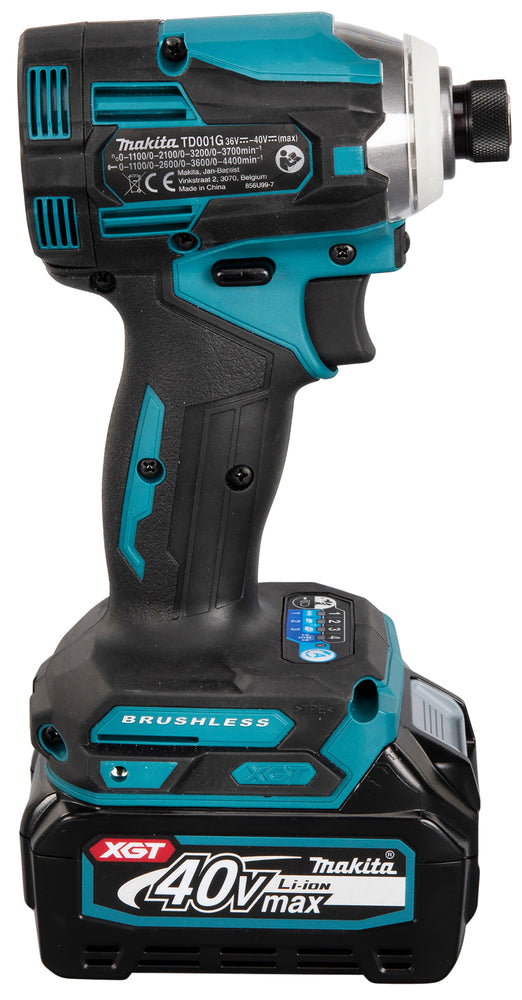 Aparafusadora de Impacto 40V 1/4″ 220Nm Makita TD001GD201