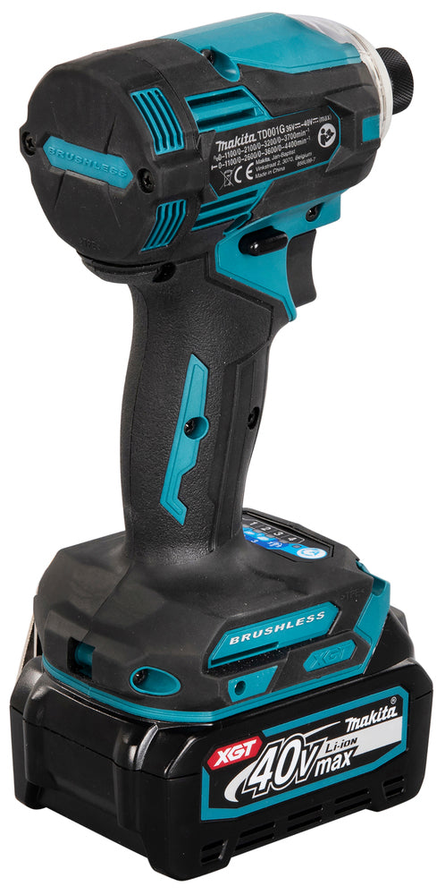 Aparafusadora de Impacto 40V 1/4″ 220Nm Makita TD001GD201