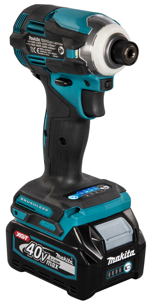 Aparafusadora de Impacto 40V 1/4″ 220Nm Makita TD001GD201