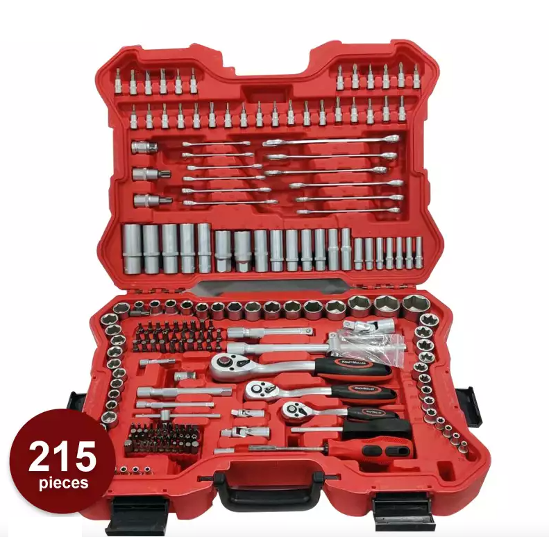 Mala de Ferramentas 215 peças - Garantia de 3 Anos  na Tools Portugal - Apenas 94.90€! Compra agora na Tools Portugal