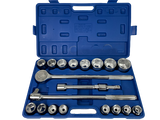 Jogo Chaves Sextavadas 3/4" 21 Peças - Garantia de 3 Anos  na Tools Portugal - Apenas 99.90€! Compra agora na Tools Portugal