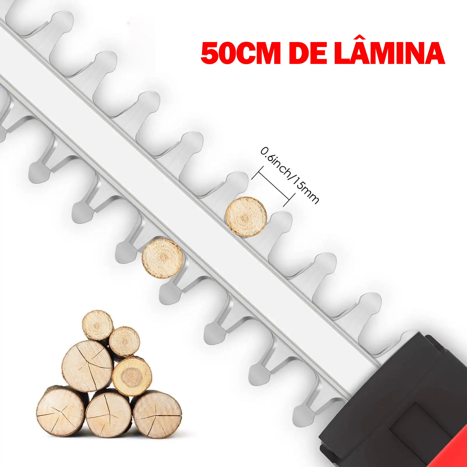 Corta Sebes 50cm 2 Baterias 3Ah - Garantia de 3 Anos  na Tools Portugal - Apenas 87.90€! Compra agora na Tools Portugal