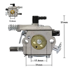 Carburador MP16 para Motosserra a Gasolina – 45cc / 52cc / 55cc / 58cc